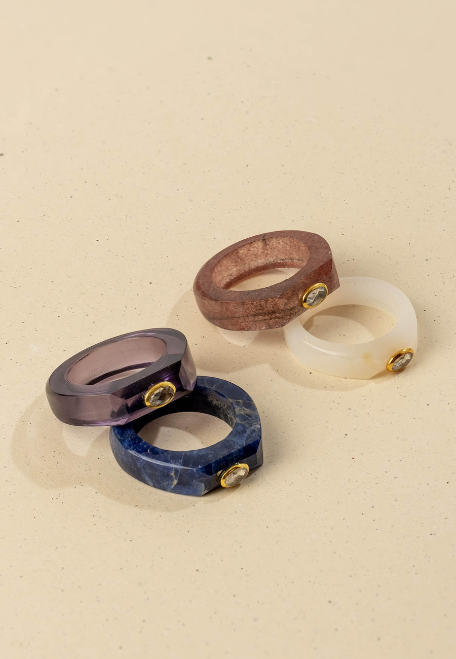 lavani Anillo Amatista Mora Precios de Black Friday