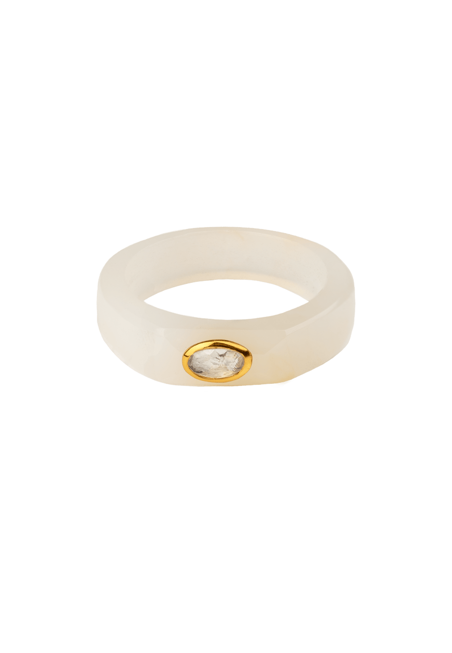 lavani Anillo Ópalo Mora En oferta