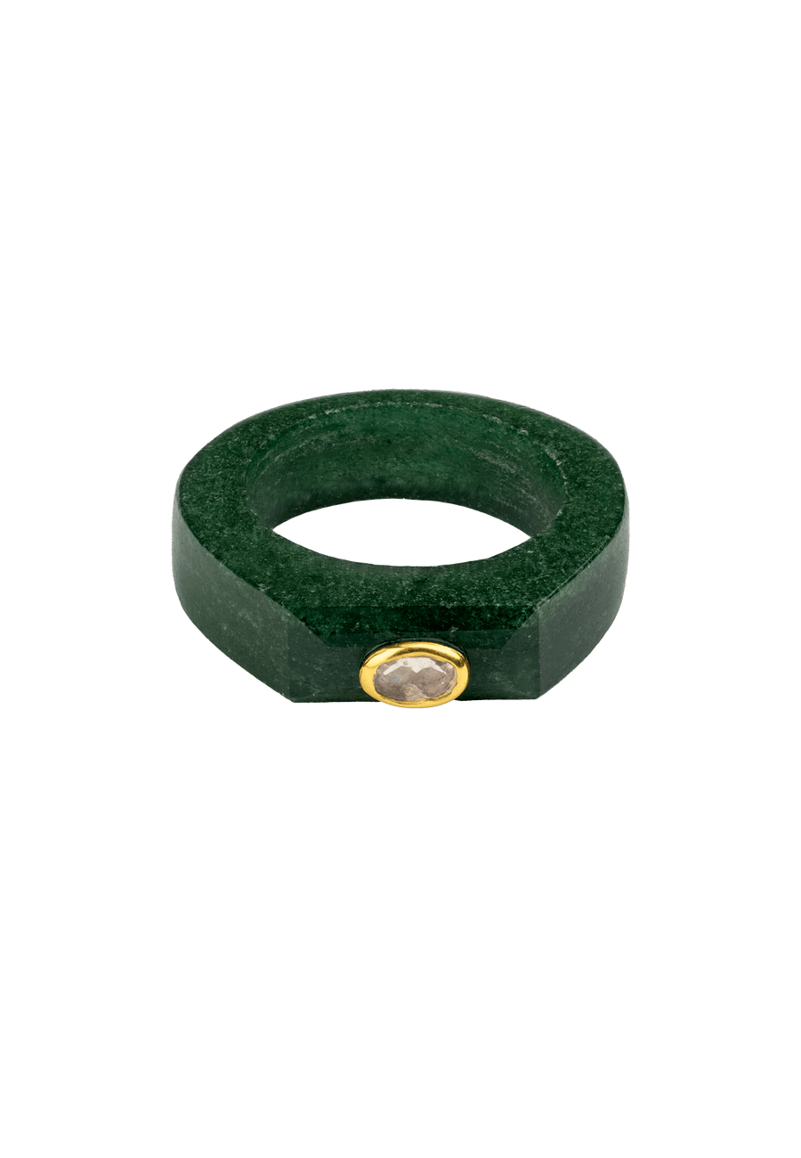 lavani Anillo Aventurina Verde Mora Descuentos del mes