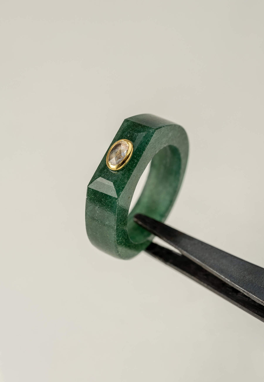 lavani Anillo Aventurina Verde Mora Descuentos del mes