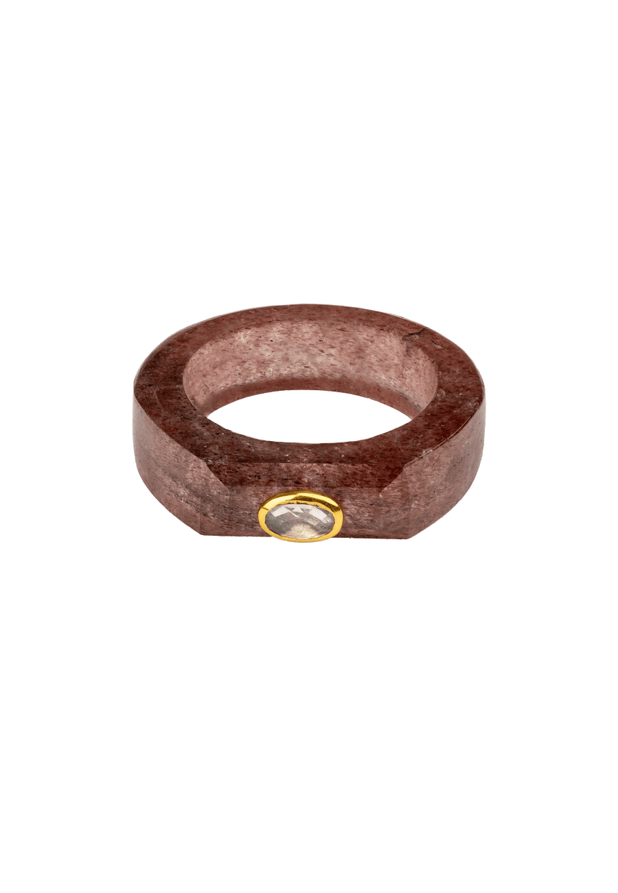 lavani Anillo Cuarzo Fresa Mora Oferta exclusiva
