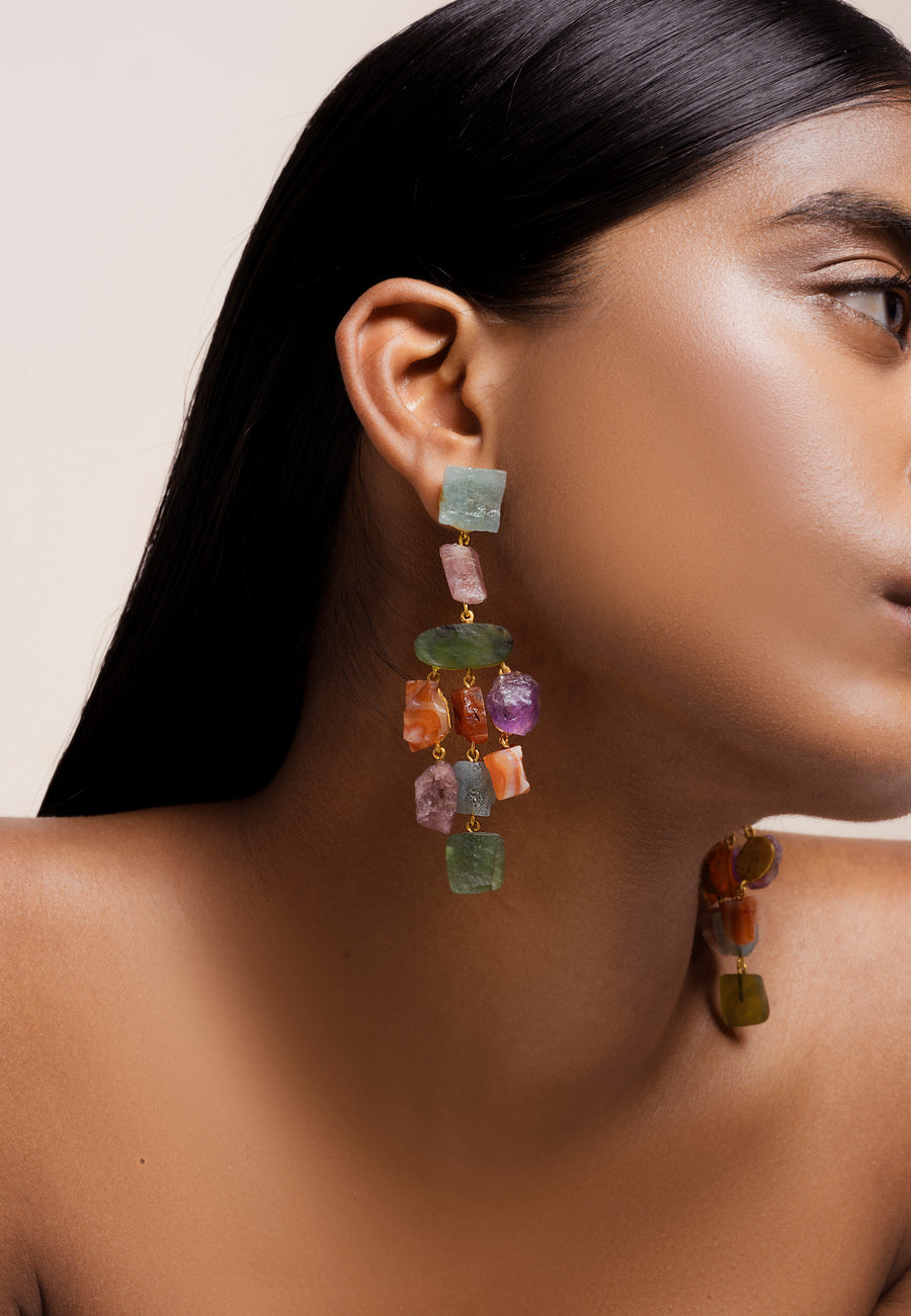 lavani Pendientes Rising Multicolor