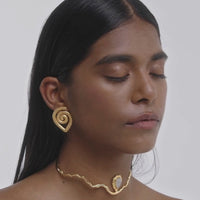 lavani Pendientes Spiral Dorados Solo hoy