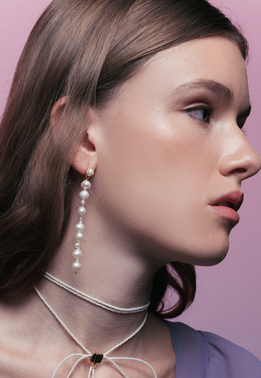 lavani Pendientes Ayla Perlas Última moda