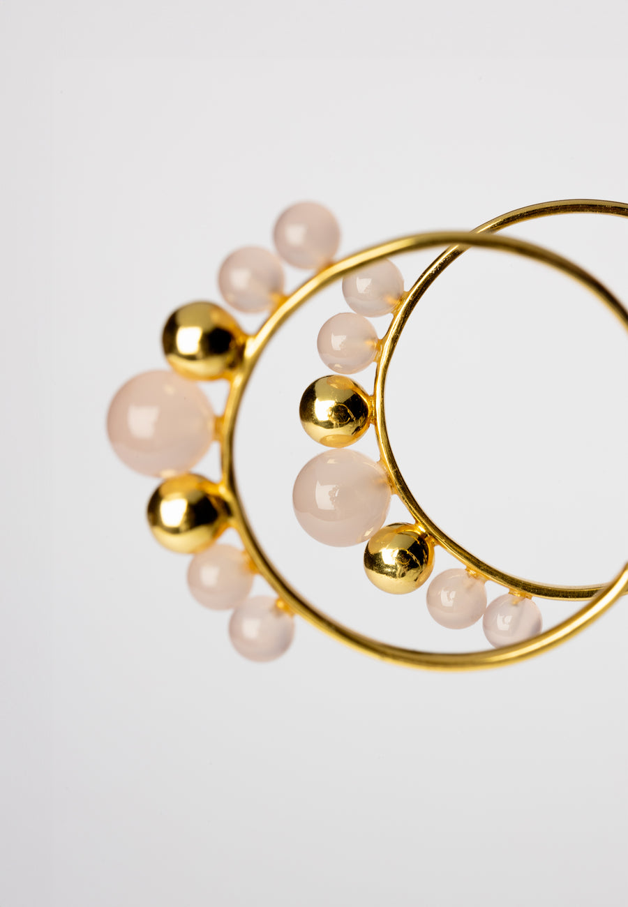 lavani Pendientes Elara Rosa Ofertas de temporada