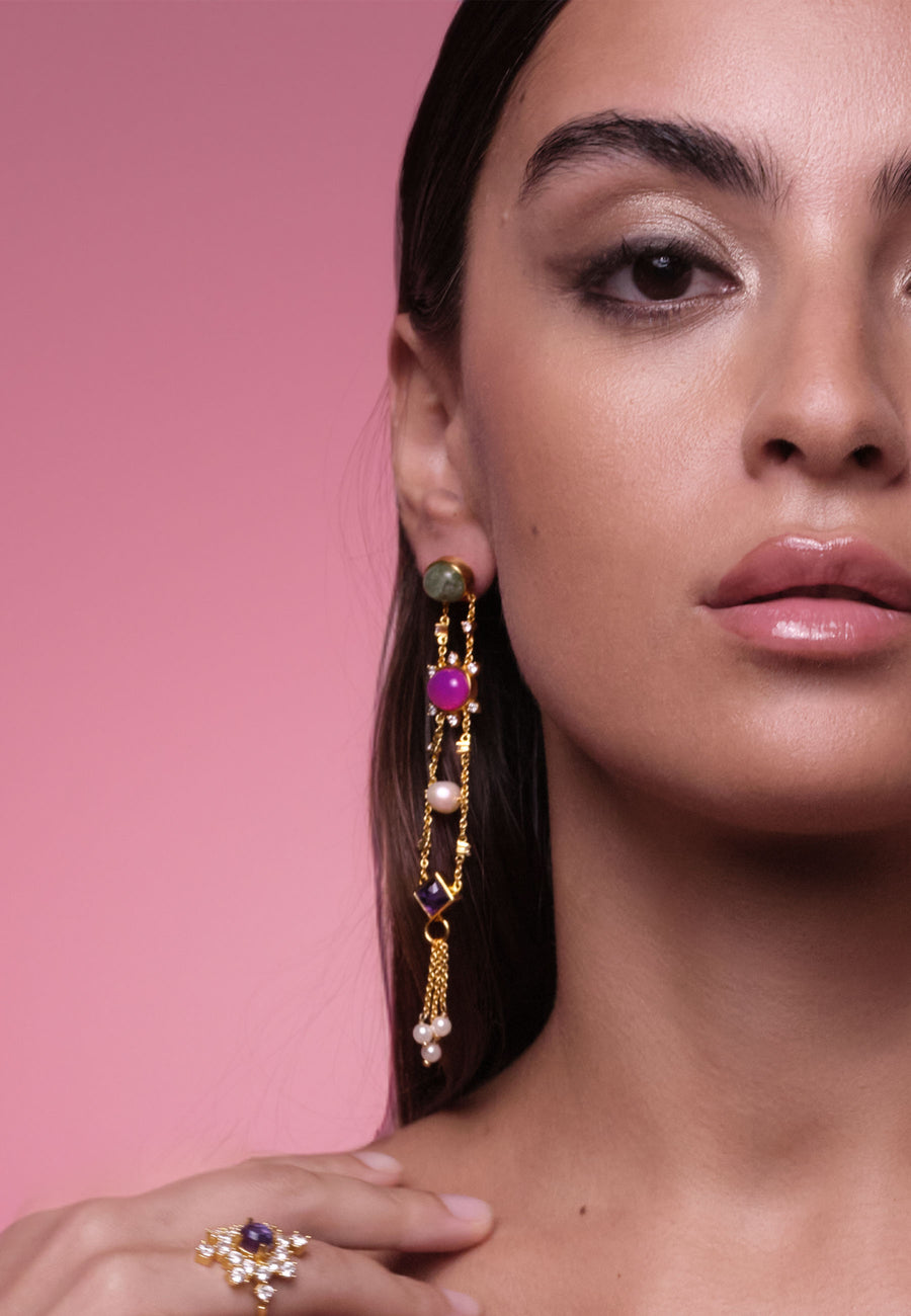 lavani Pendientes Galatea Multicolor Precio ultrabajo