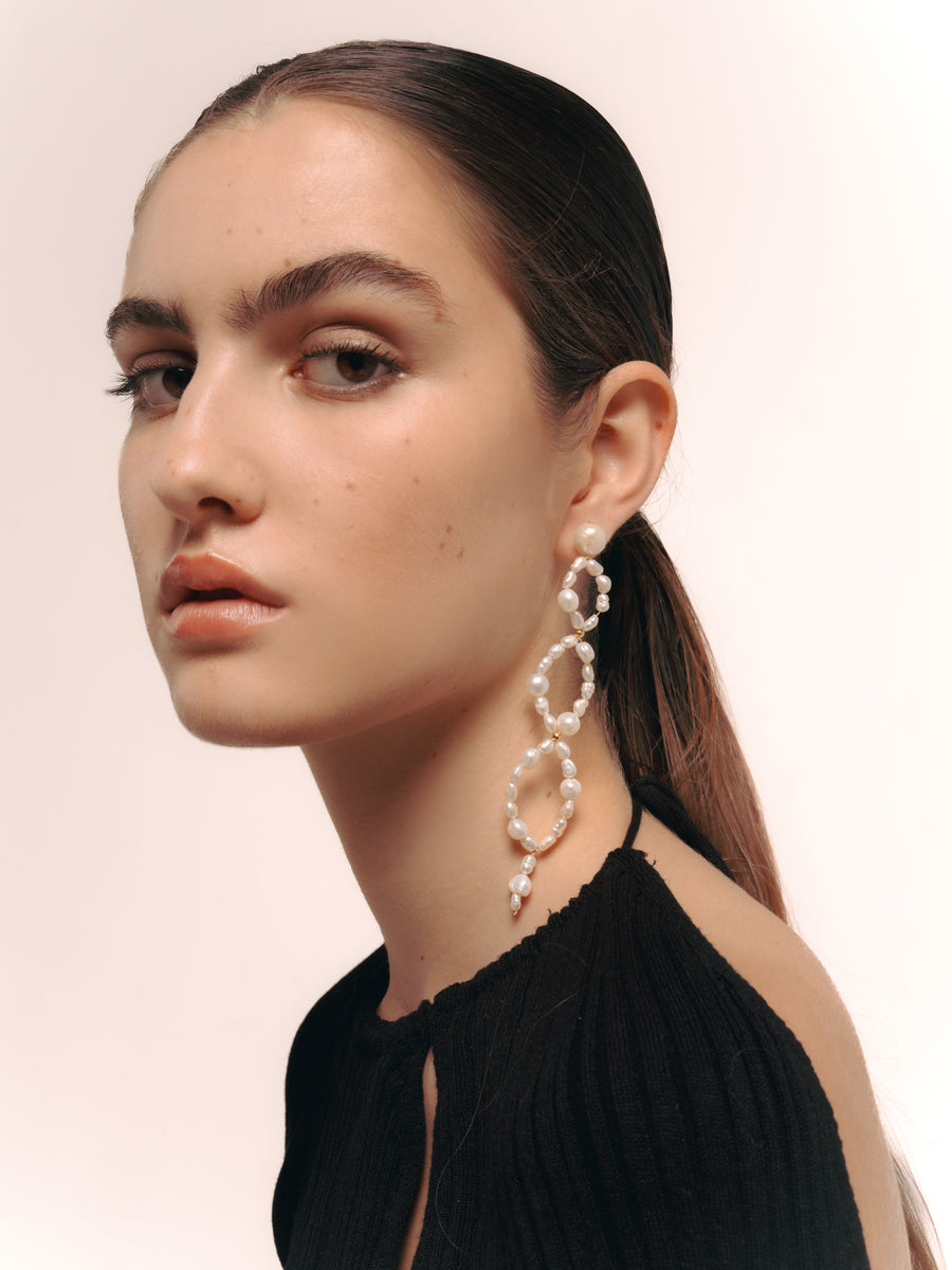 lavani Pendientes Espiral Hikari Descuento