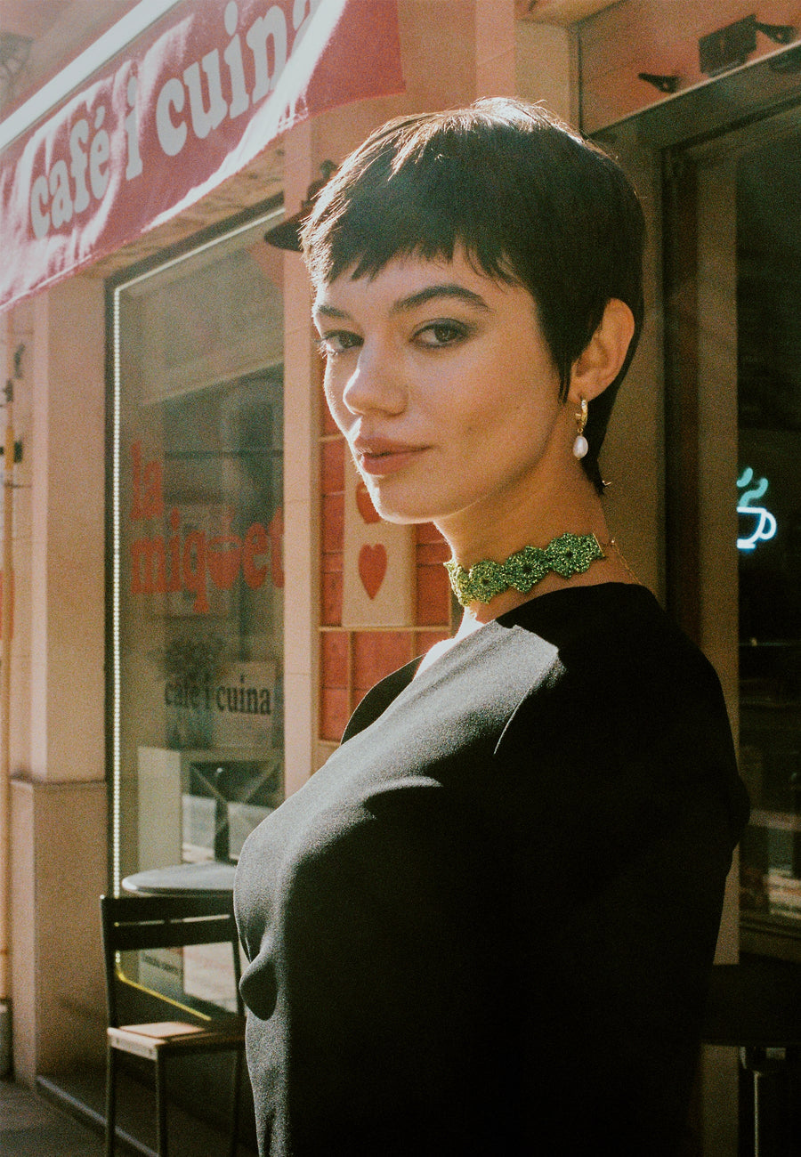 lavani Choker Clover Gertrudis Verde Últimos 3 días
