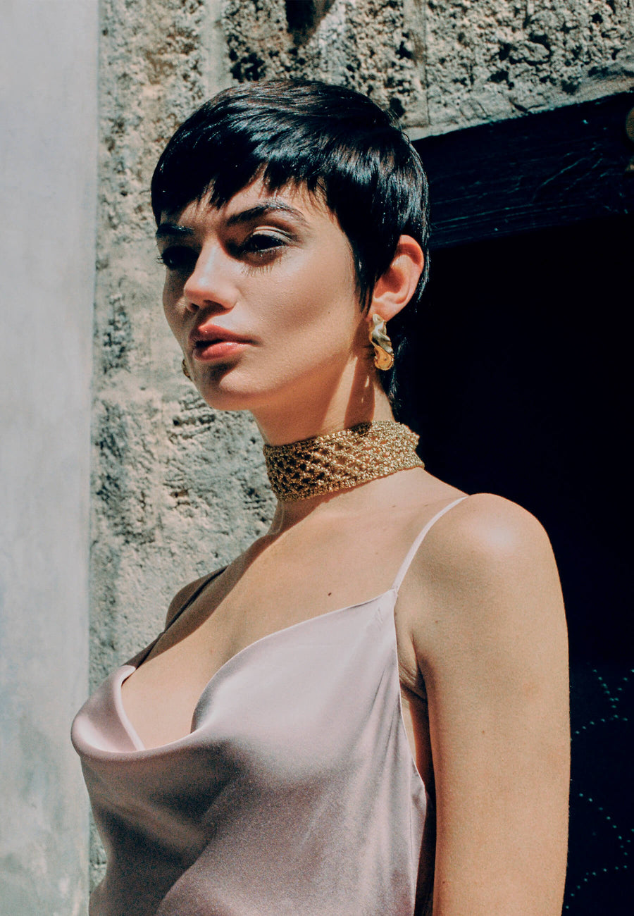 lavani Choker Rack Ivette Dorado Último día