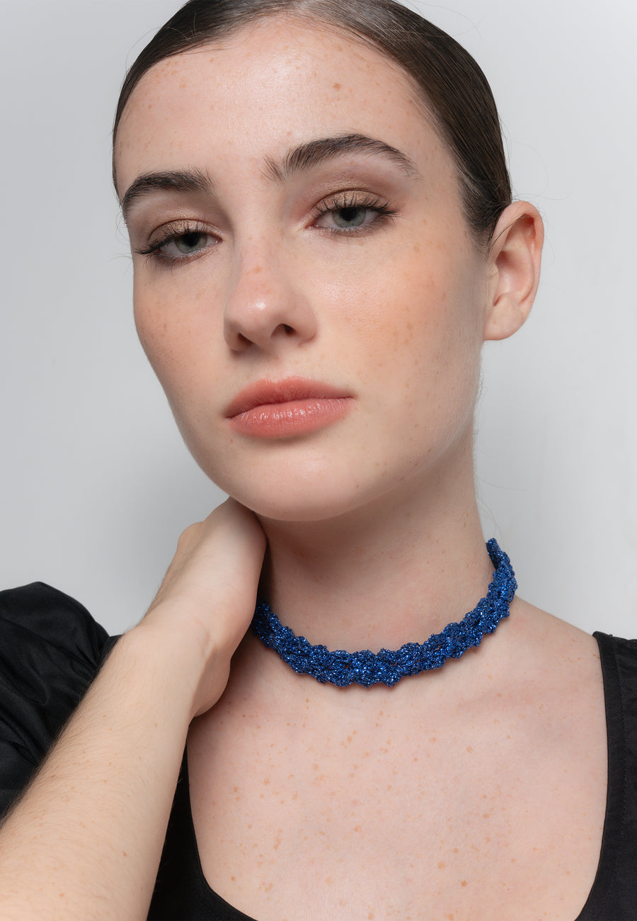 lavani Choker Spike Pitiusas Azul Oferta especial de fábrica