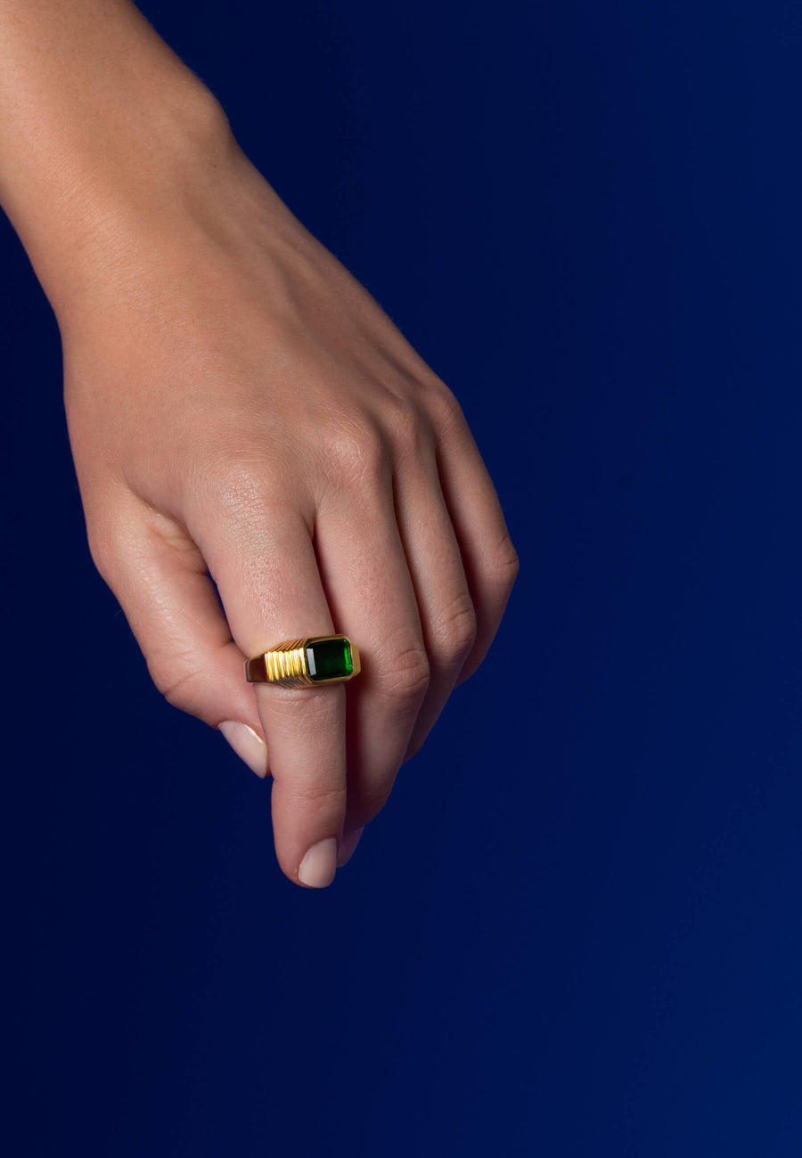 lavani Anillo Chevalier Verde Esmeralda Ventas relámpago