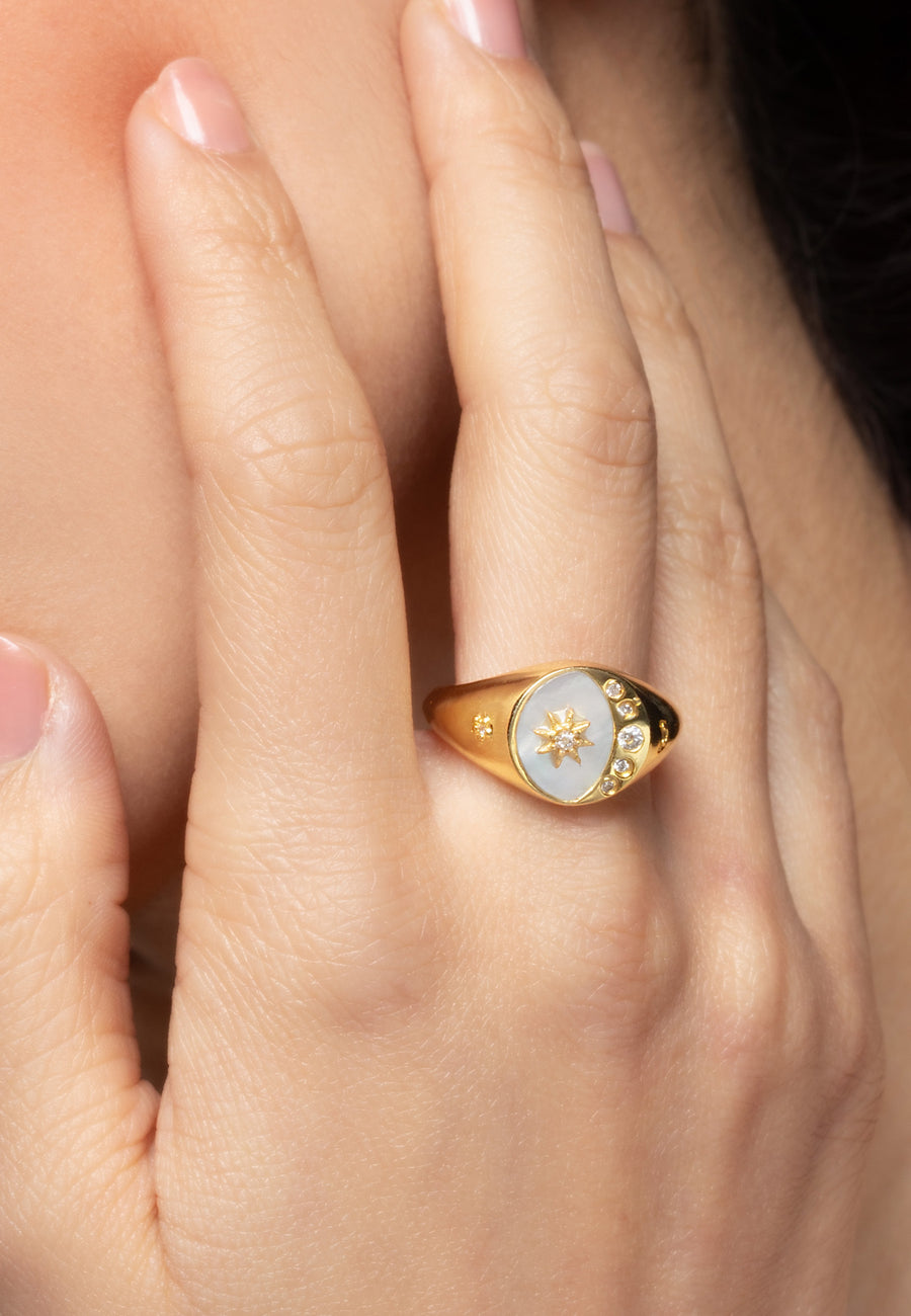 lavani Anillo Celestial Signet Descuento
