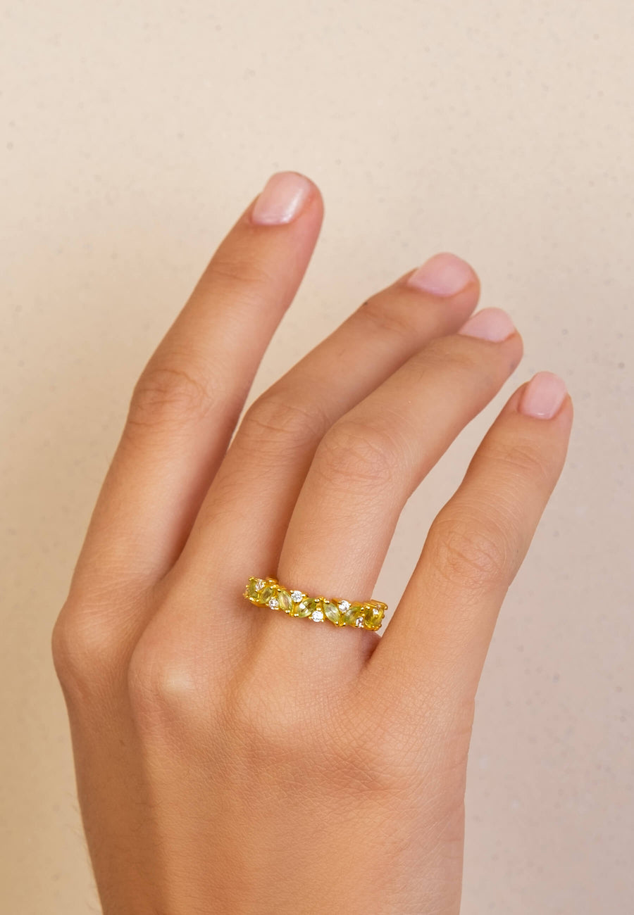 lavani Anillo Peridote Agosto Liquidación