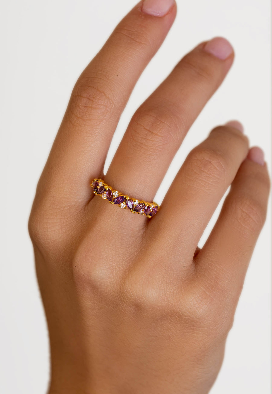 lavani Anillo Amatista Febrero Rebajas online