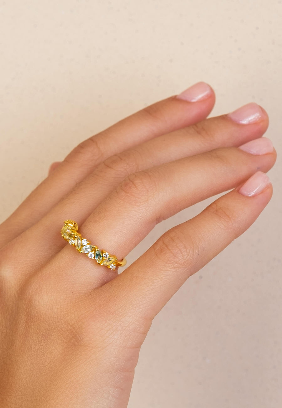 lavani Anillo Aguamarina Marzo Rebajas top