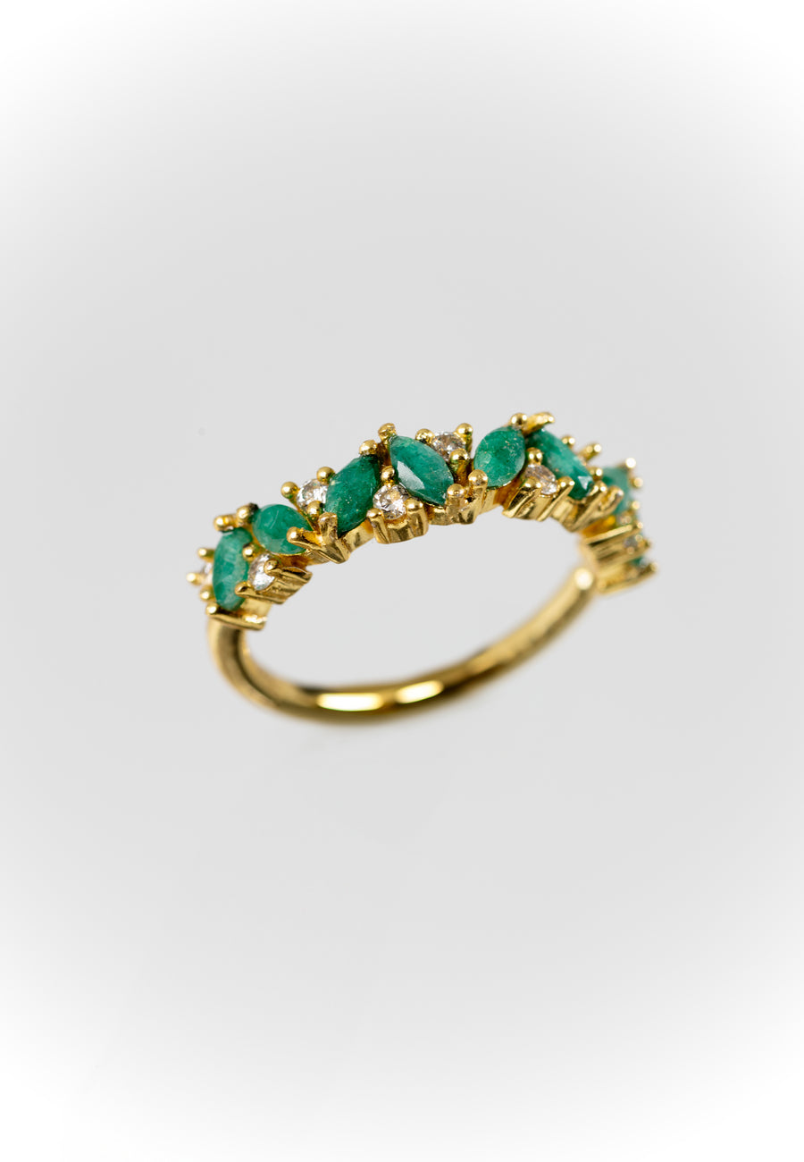 lavani Anillo Esmeralda Mayo Oferta especial