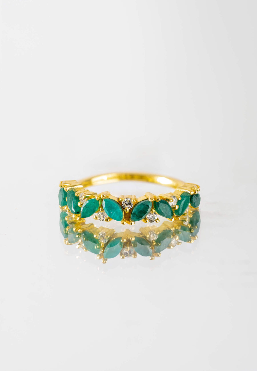 lavani Anillo Esmeralda Mayo Oferta especial