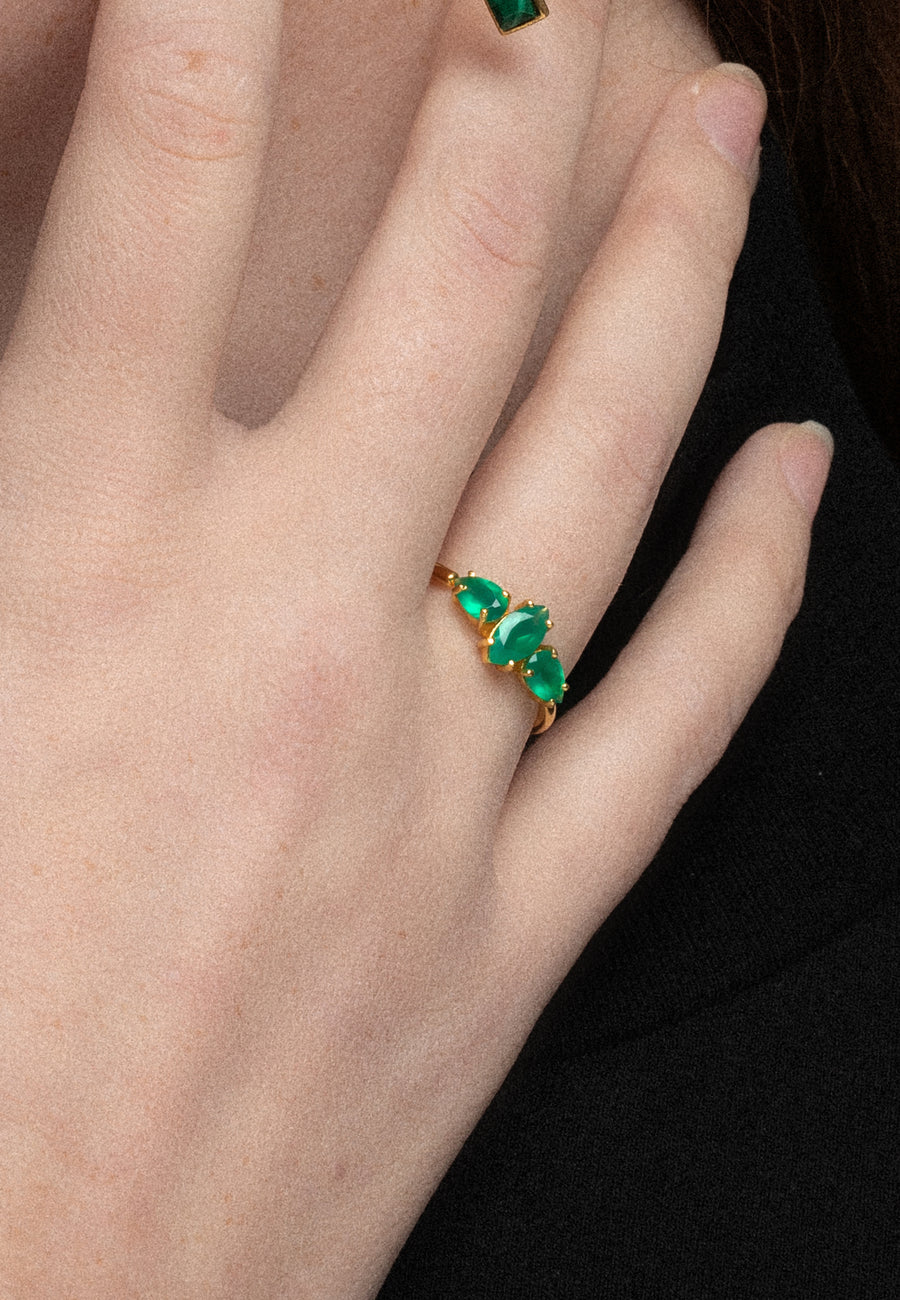 lavani Anillo Kasia Verde Grandes ahorros