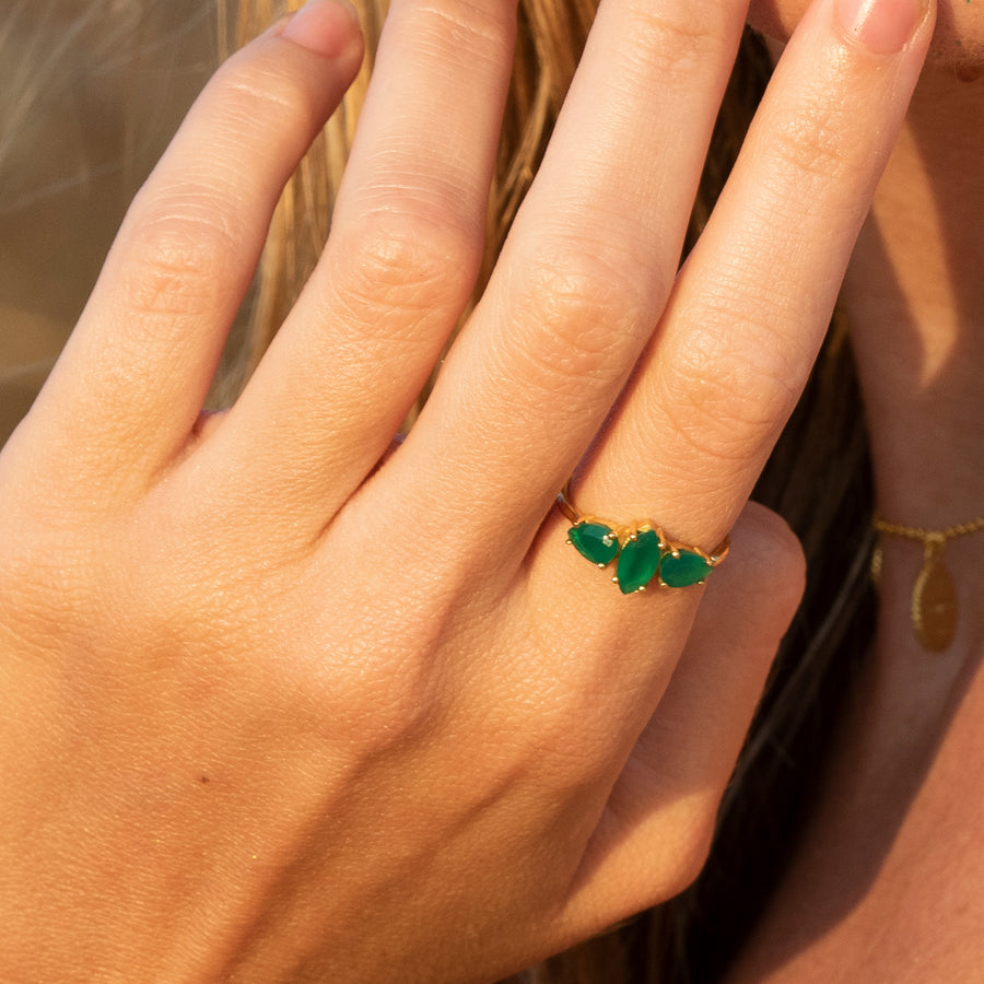 lavani Anillo Kasia Verde Grandes ahorros
