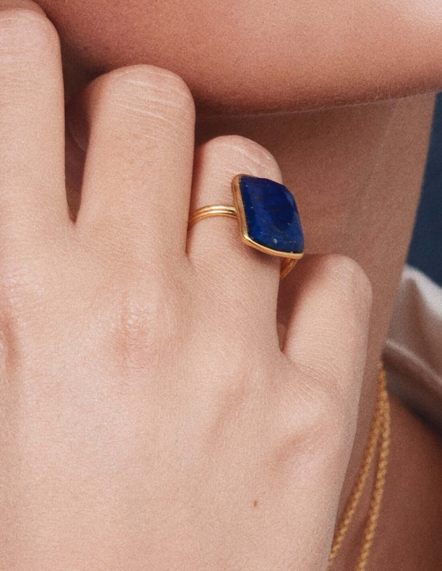 lavani Anillo Stardust Azul En línea