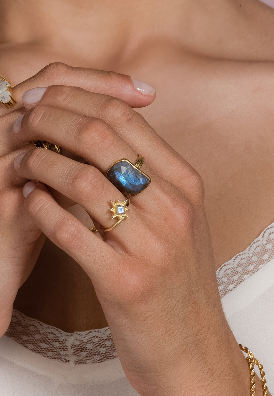 lavani Anillo Stardust Gris Rebajas