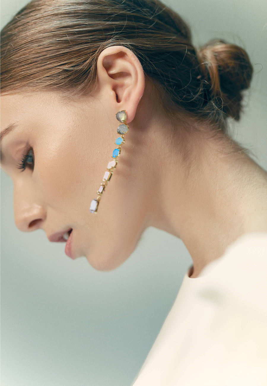 lavani Pendientes Portobello Blanco Descuento