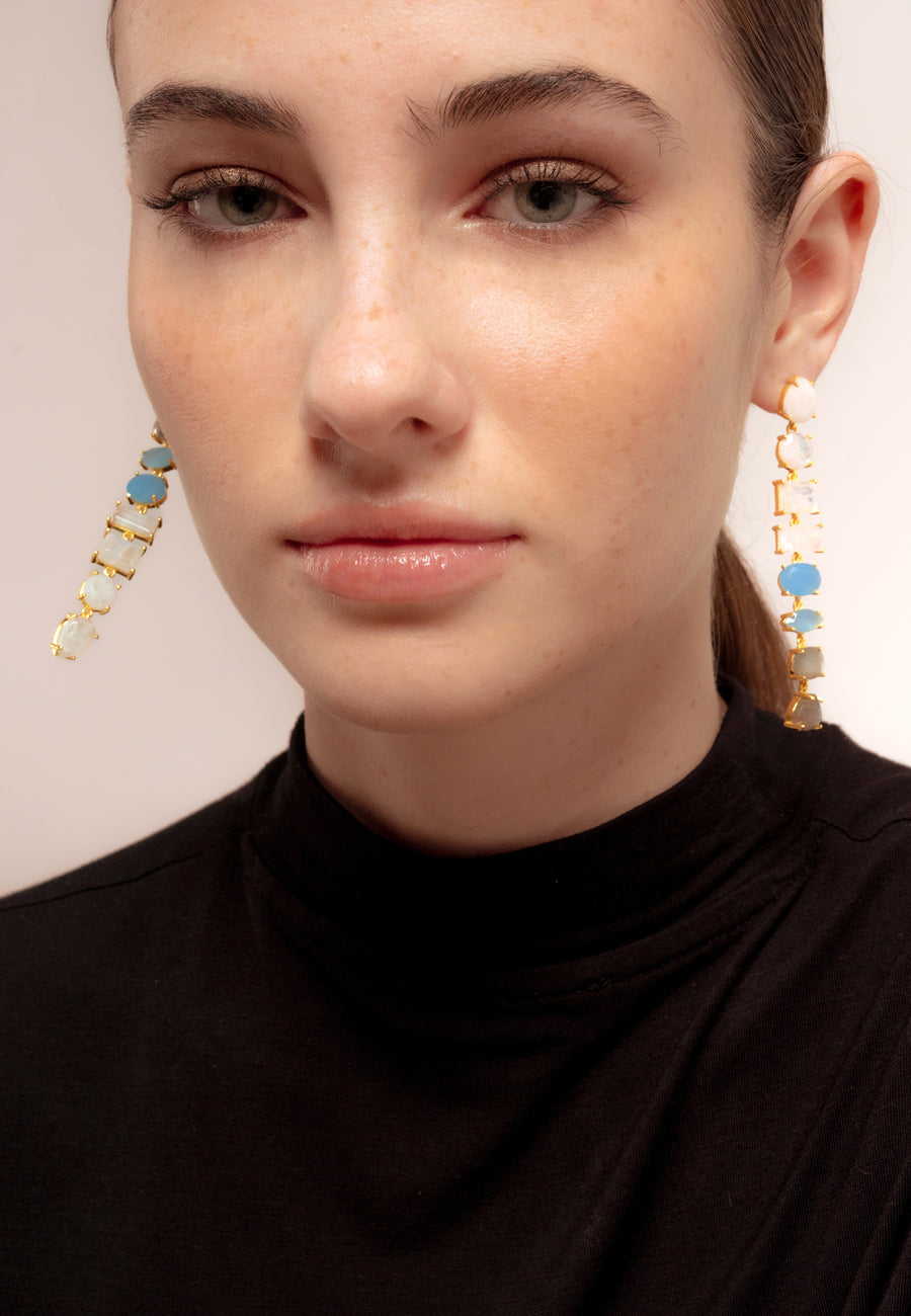 lavani Pendientes Portobello Blanco Descuento