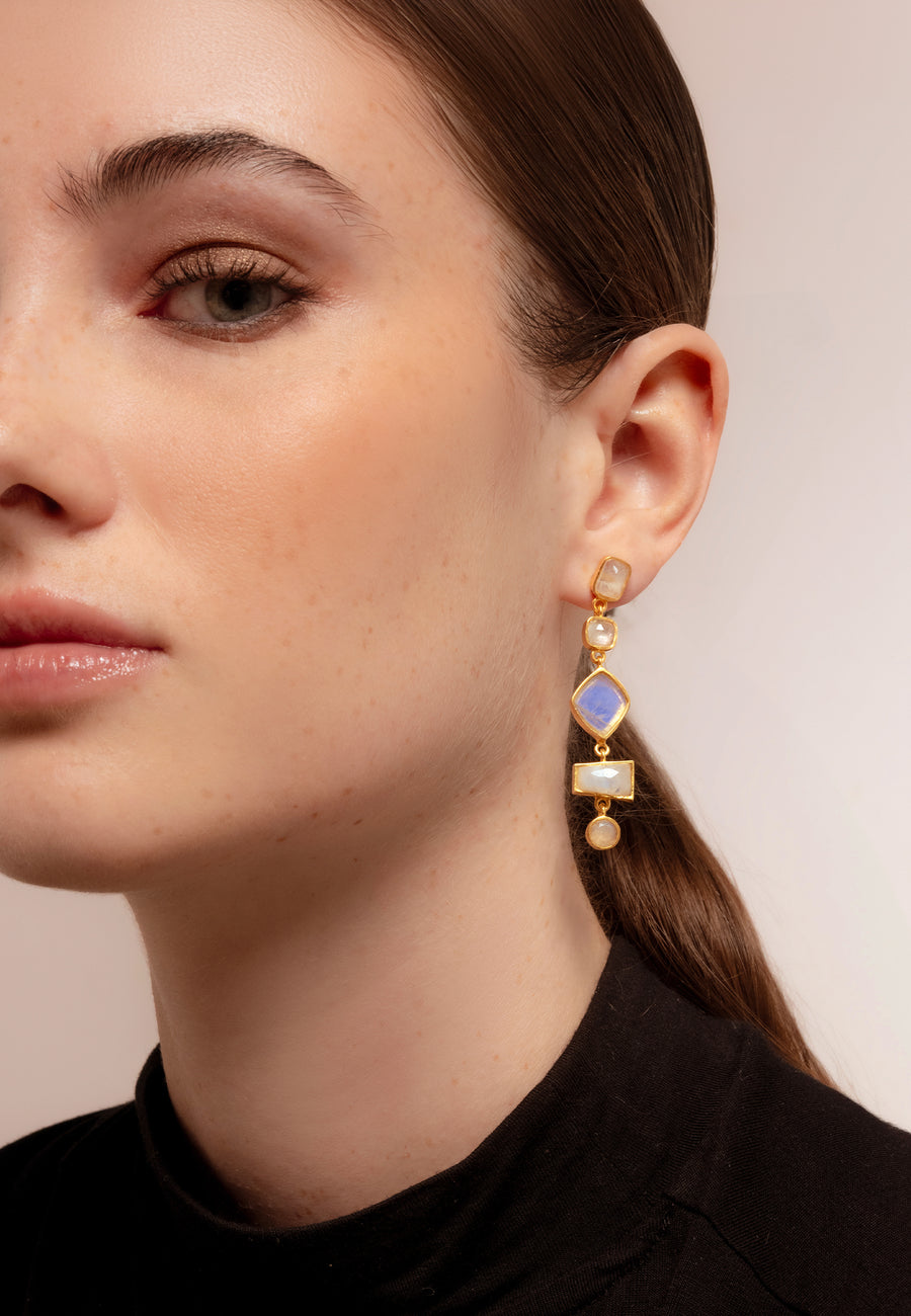 lavani Pendientes Thelma Blancos Rebajas online