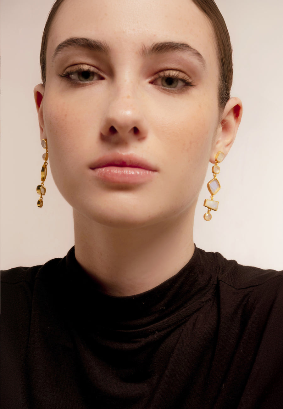 lavani Pendientes Thelma Blancos Rebajas online