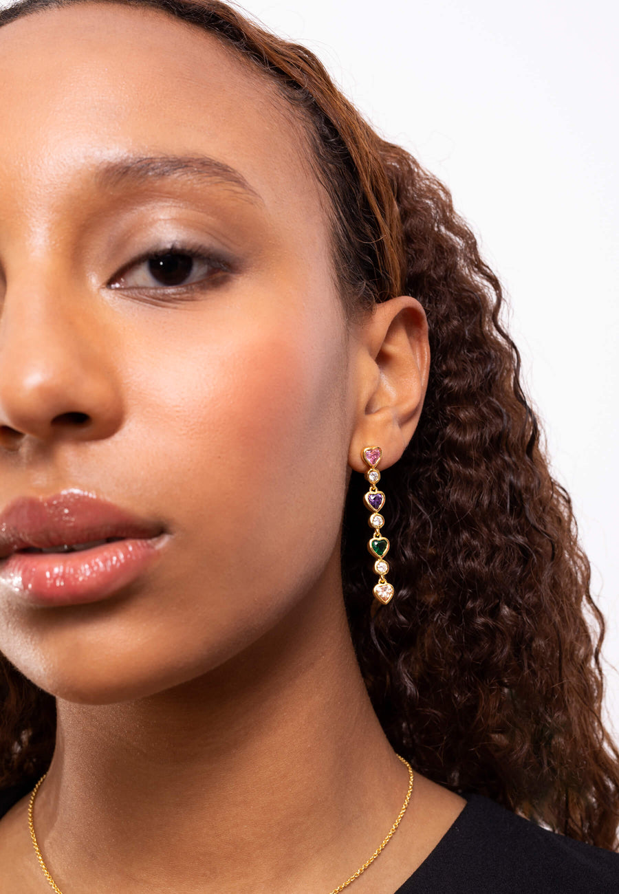 lavani Pendientes Corazón Fearless Precio de fábrica