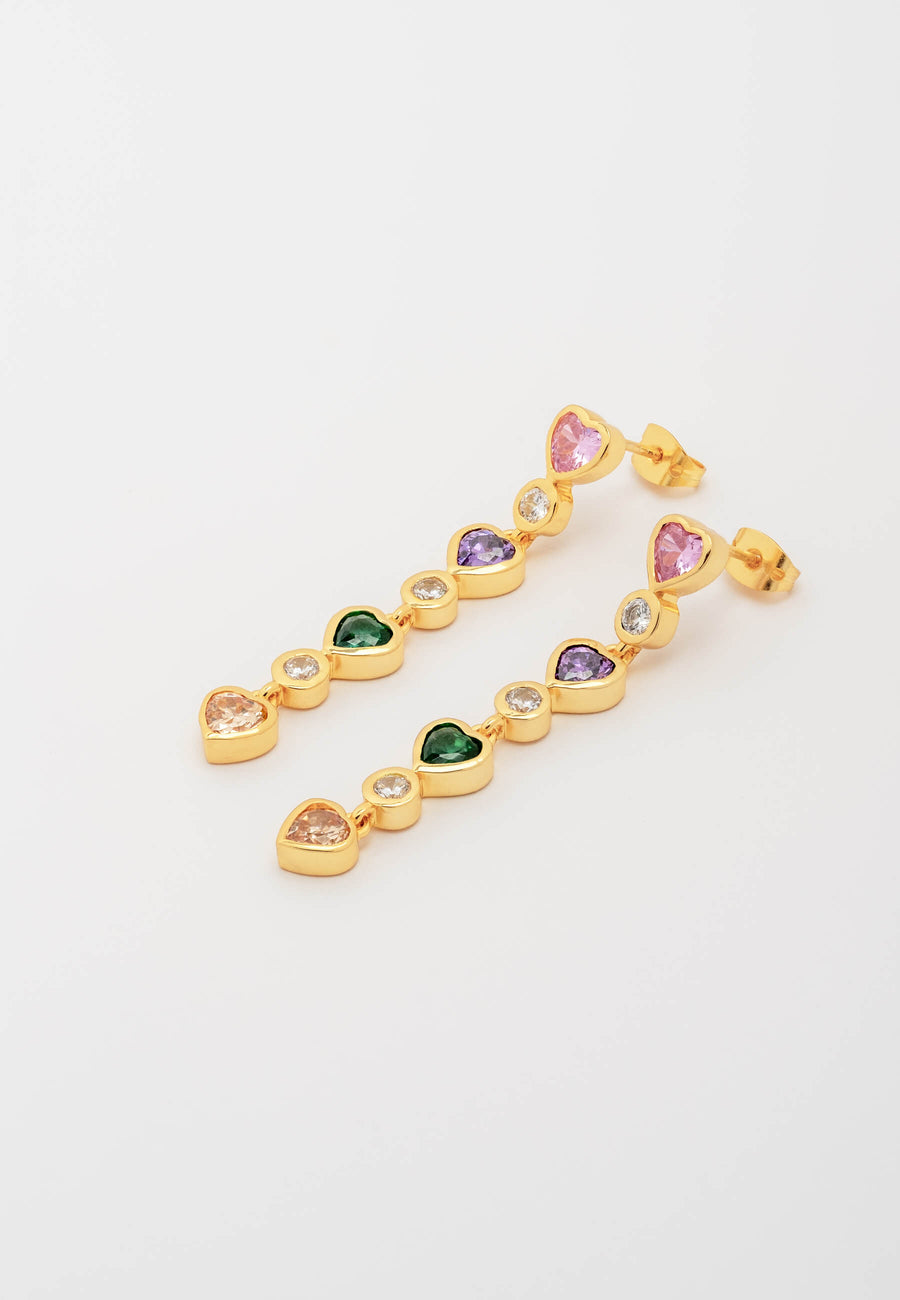 lavani Pendientes Corazón Fearless Precio de fábrica