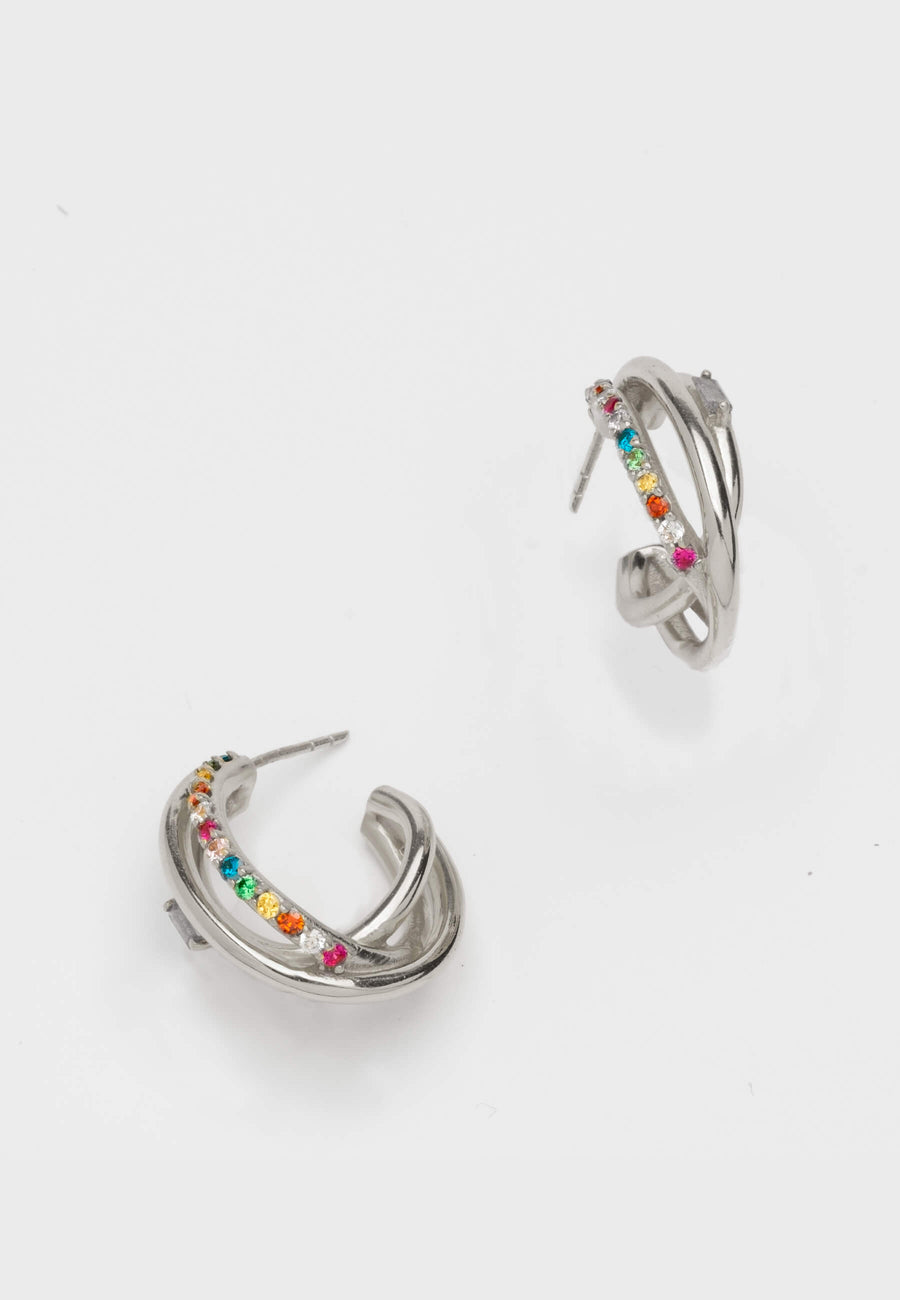 lavani Aros Plata Idol Rainbow Ofertas de temporada
