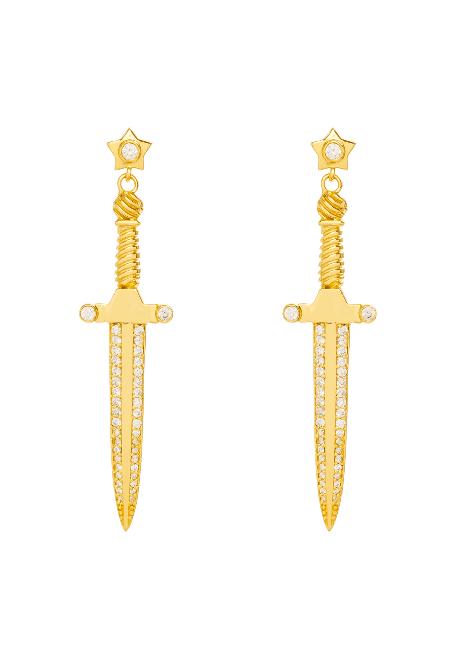 lavani Pendientes Queen of Swords