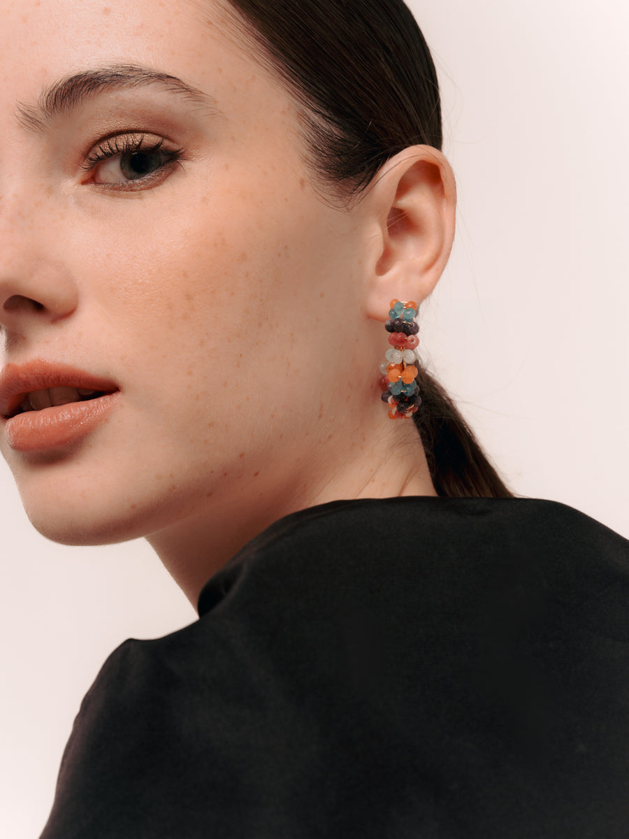 lavani Pendientes Flaming Multicolor Promoción trimestral