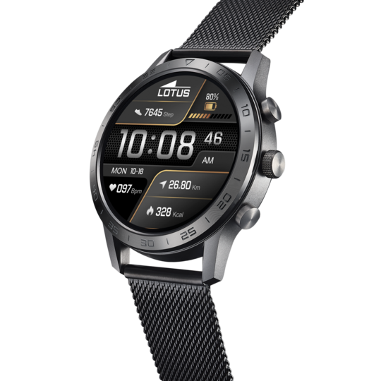 lotus SMARTWATCH LOTUS 50048/1 NEGRO CORREA DE ACERO INOXIDABLE 316L FUNCIÓN LLAMADAS BLUETOOTH HOMBRE En oferta
