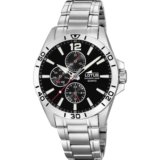 lotus RELOJ DE HOMBRE LOTUS MULTIFUNCTION CON ESFERA NEGRA 18812/3