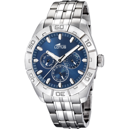 lotus RELOJ LOTUS 15814/A AZUL CORREA DE ACERO INOXIDABLE 316L HOMBRE