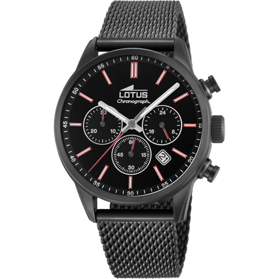 lotus RELOJ DE HOMBRE LOTUS CHRONO CON ESFERA NEGRA 18700/1