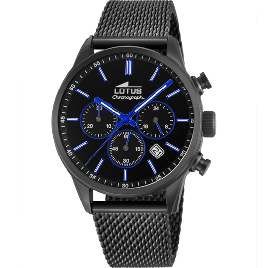 lotus RELOJ DE HOMBRE LOTUS CHRONO CON ESFERA NEGRA 18700/3