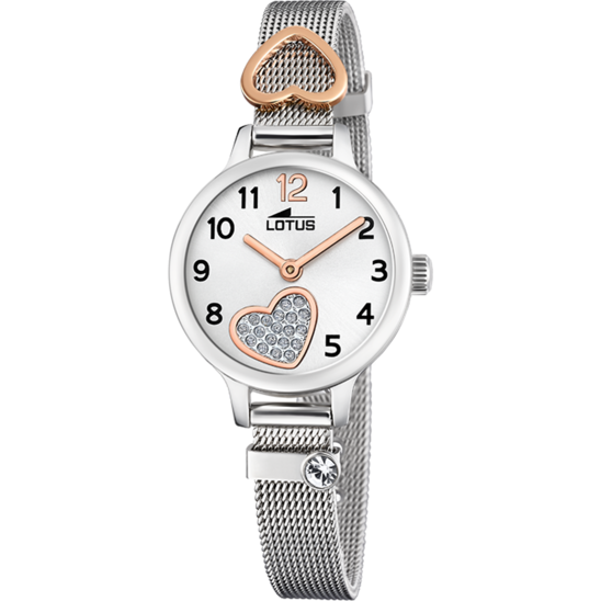 lotus RELOJ INFANTIL LOTUS JUNIOR CON ESFERA PLATEADA 18659/1