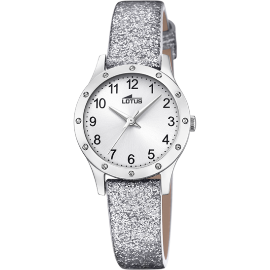 lotus RELOJ INFANTIL LOTUS JUNIOR CON ESFERA PLATEADA 18624/1