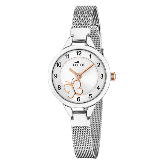 lotus RELOJ INFANTIL LOTUS JUNIOR CON ESFERA PLATEADA 18862/1