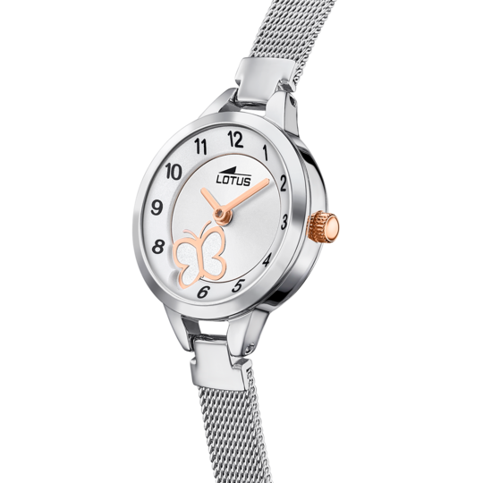 lotus RELOJ INFANTIL LOTUS JUNIOR CON ESFERA PLATEADA 18862/1 Devoluciones gratuitas