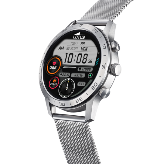 lotus SMARTWATCH LOTUS 50047/1 NEGRO CORREA DE ACERO INOXIDABLE 316L FUNCIÓN LLAMADAS BLUETOOTH HOMBRE Solo hoy