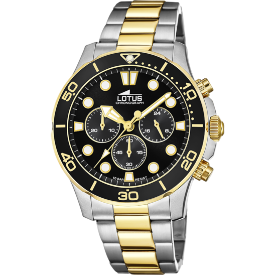 lotus RELOJ DE HOMBRE LOTUS EXCELLENT CON ESFERA NEGRA 18757/2
