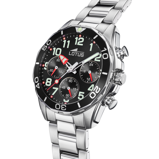 lotus RELOJ INFANTIL LOTUS JUNIOR CON ESFERA NEGRA 18858/2 Oferta especial de fábrica