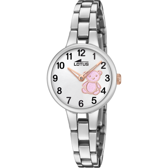 lotus RELOJ INFANTIL LOTUS JUNIOR CON ESFERA PLATEADA 18658/6