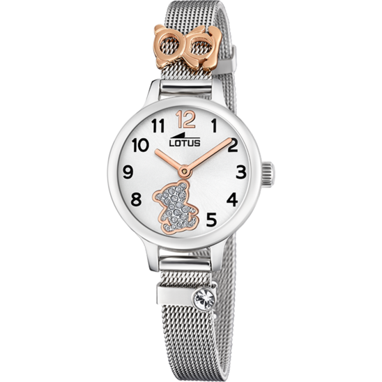 lotus RELOJ INFANTIL LOTUS JUNIOR CON ESFERA PLATEADA 18659/4