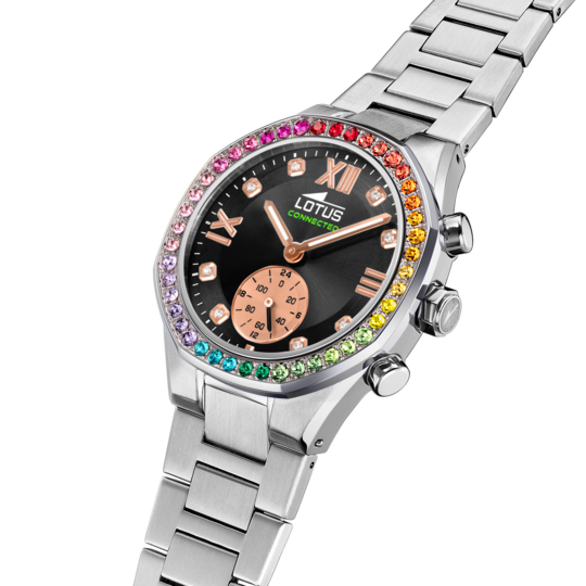 lotus RELOJ DE MUJER LOTUS CONNECTED CON ESFERA NEGRA 18924/6 Promoción por tiempo limitado