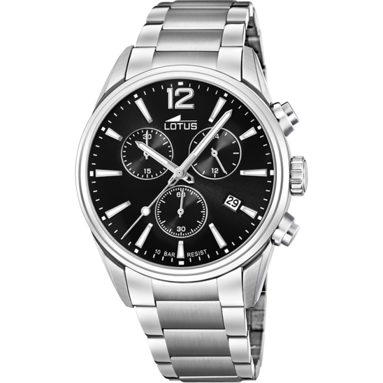 lotus RELOJ DE HOMBRE LOTUS CHRONO CON ESFERA NEGRA 18690/3